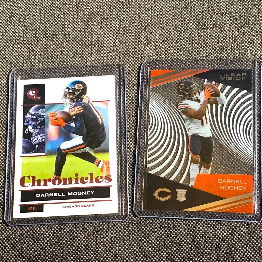 Darnell Mooney Rookie 2021 Panini Clear Vision-Panini Chronicles-(Chicago Bears)